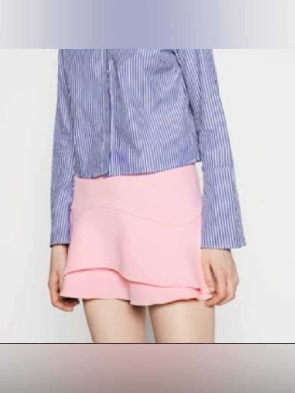 Zara Pink Ruffle Skirt